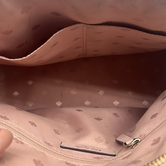 Kate Spade New York Pink Leather Dome Double Handle Crossbody Satchel BLEMISH - Picture 10 of 13